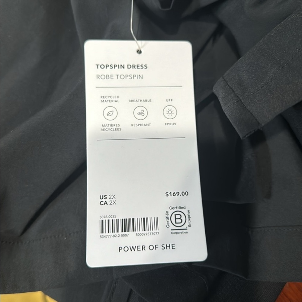 Athleta NWT Topspin Travel Quick Dry Dress - Picture 2 of 16